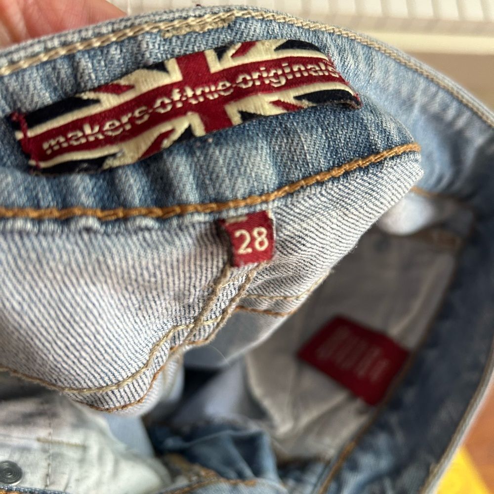Makers of True Originals Light Blue Jean Shorts - Picture 12 of 16